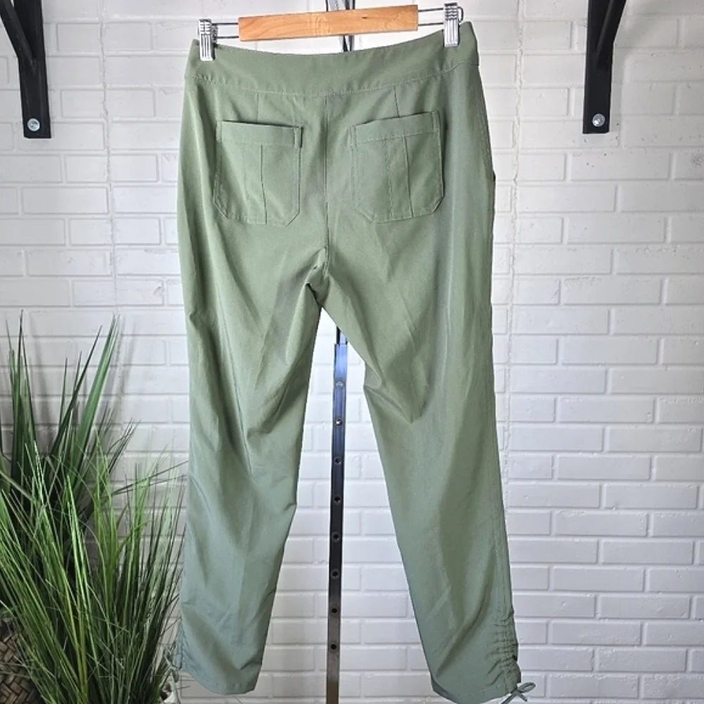 CL🚨 Sunday Green Jogger Pants Size 2 Ruched Hem - Picture 6 of 13